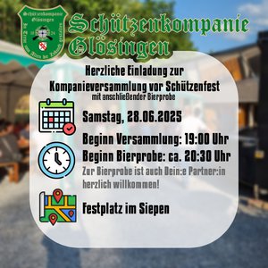 Bierprobe Glösingen